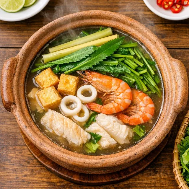 Lẩu hải sản thập cẩm